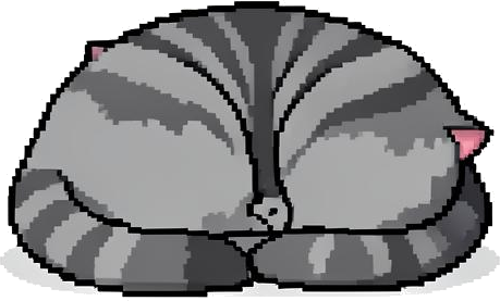 Sleeping cat, quietly purring